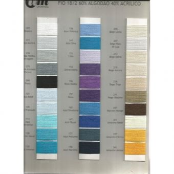 Fio 18/2 Cotton 60% Algodão 40% Acrílico