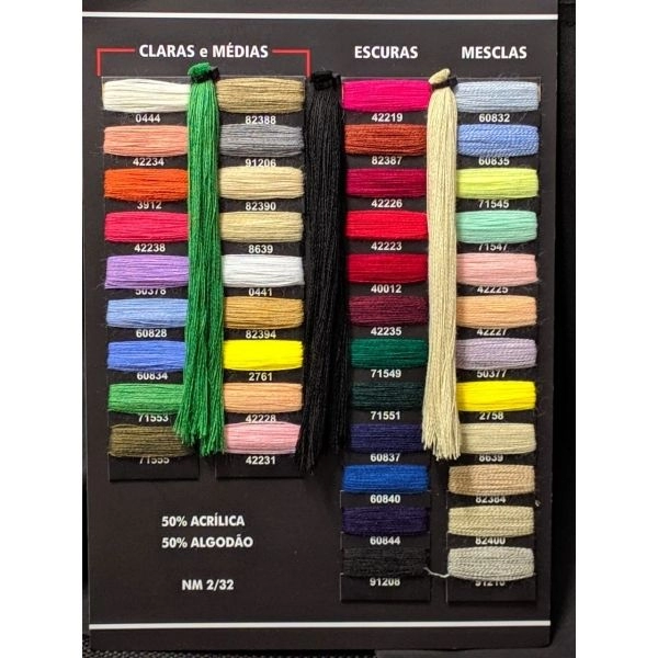Cotton Acrilan 50% Acrílico 50% Algodão
