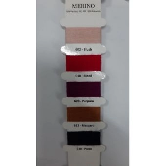 Lã Merino 50% Viscose / 21% Poiliamida / 29% Poliester