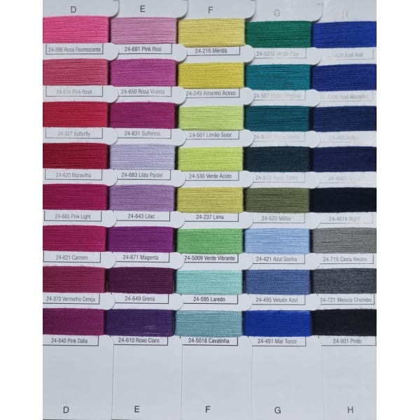 Linha Fresh Stretch 48% Viscose 48% Acrílico 4% Eslastano