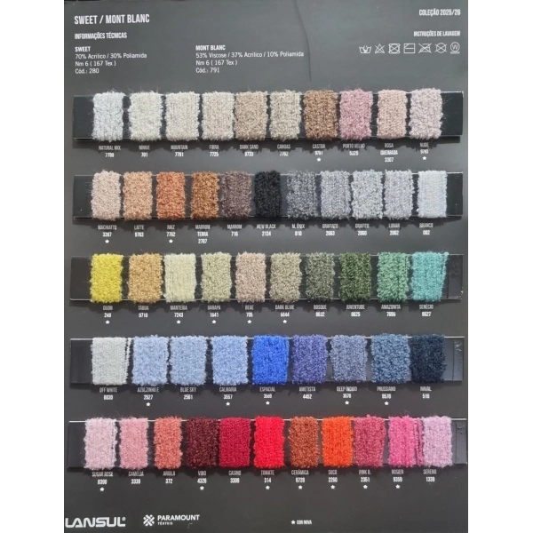 Mont Blanc 53% Viscose / 37% Acrilico / 10% Poliamida